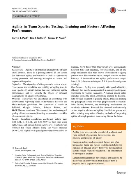 agility definition in sport|Agility in Team Sports: Testing, Training and Factors Affecting .